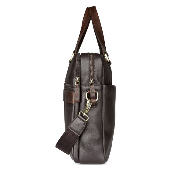 Bugatti Ryan Briefcase Genuine Leather 39 cm Laptop compartment
