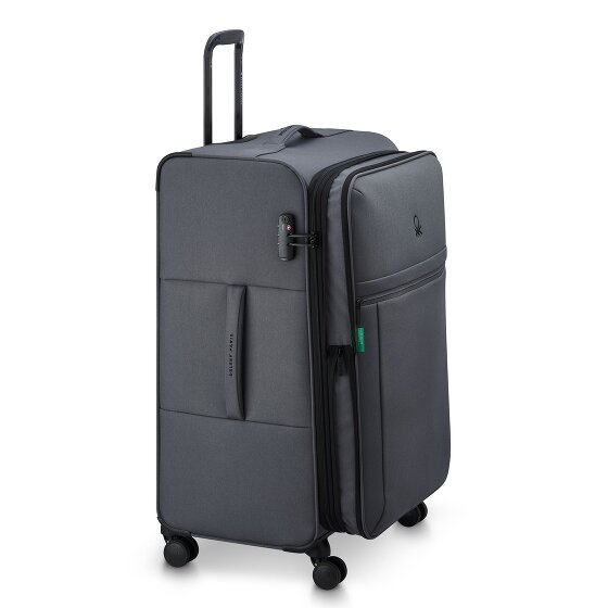 Delsey Paris x United Colors of Benetton BE 4-wheeled trolley L 76 cm with expansion fold