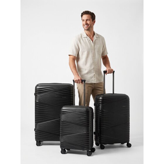 Pactastic Collection 02 THE THREE SET 4 wheels Suitcase set 3-piece