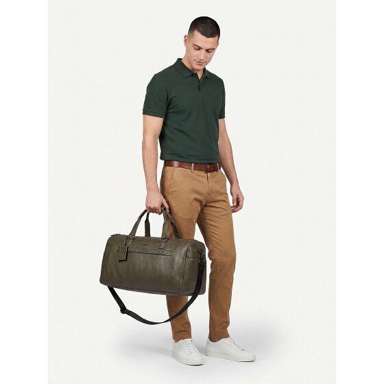 Burkely Minimal Mason Weekender travel bag Genuine Leather 57 cm