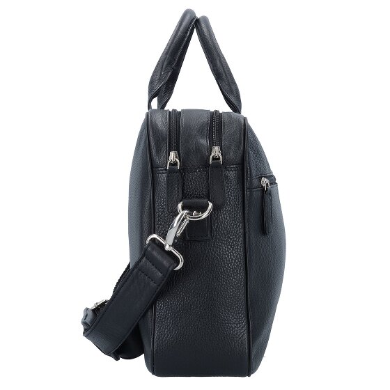 Dermata Briefcase leather 40 cm laptop compartment