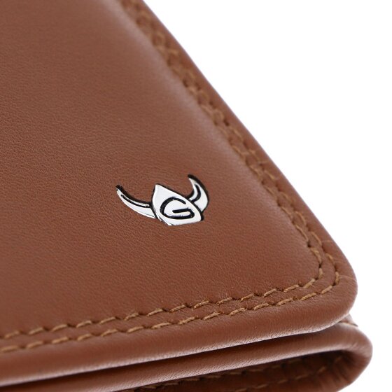 Golden Head Polo Wallet RFID protection Genuine Leather 10 cm