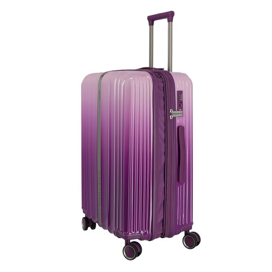 Travelite Lascana 4 wheels Trolley M 65 cm with expansion pleat