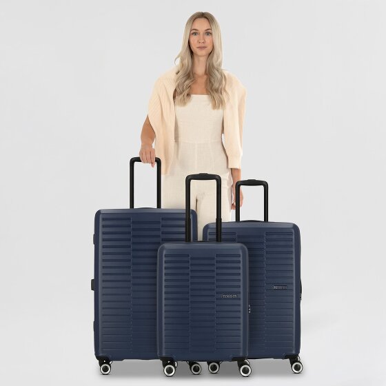 American Tourister Sunset Hills 4 wheels Suitcase set 3-piece