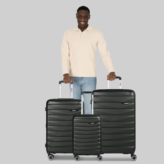 Bench Paris 4 wheels Suitcase set 3-piece with expansion pleat