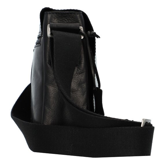 Greenburry Pure Black Shoulder bag Genuine Leather 20 cm