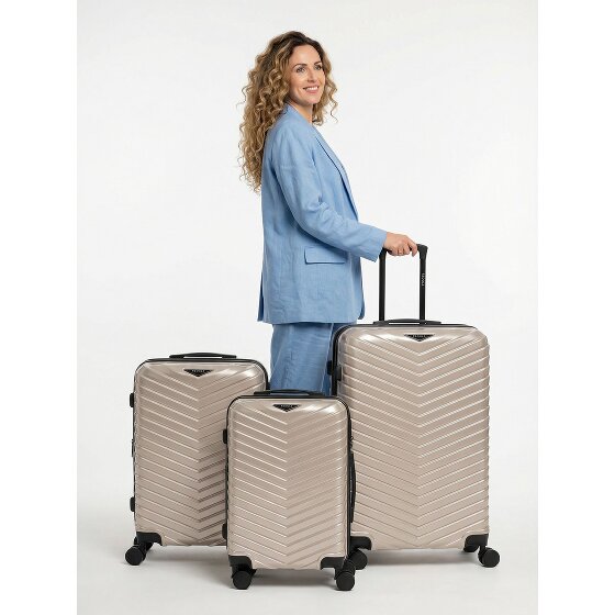 Redolz Essentials 18 2.0 4 wheels Suitcase set 3-piece Expandable