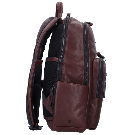 Piquadro Harper backpack RFID leather 40 cm laptop compartment