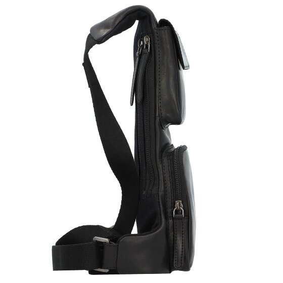 Greenburry Pure Black Genuine Leather 30 cm