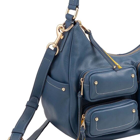 DuDu Pocket Shoulder Bag Genuine Leather 30 cm