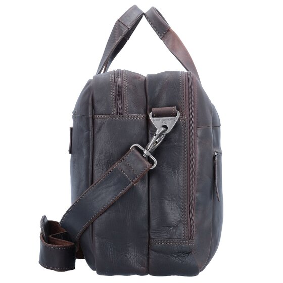 The Chesterfield Brand Wax Pull Up Briefcase Leather 44 cm Laptop compartment