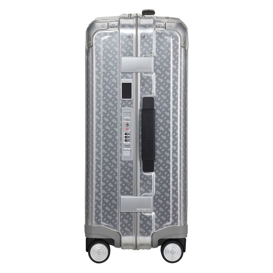 Samsonite Lite-Box Alu Boss Edition 4-wheel Cabin suitcase, Aluminum, 55 cm