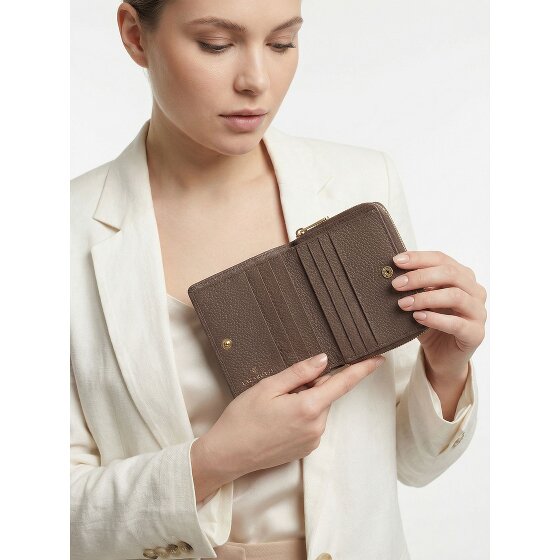 Lazarotti Bologna Leather Medium Zip-Around Wallet, Leather, 10 cm