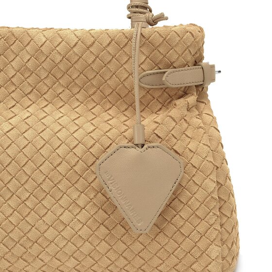 LES VISIONNAIRES Issac Weave Handbag Leather 31 cm