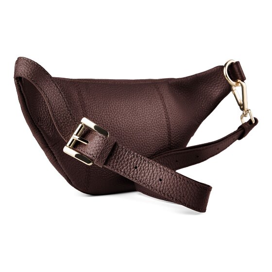 Lazarotti Bologna Leather Double-Zip Bum Bag, Crossbody, Leather, 25 cm