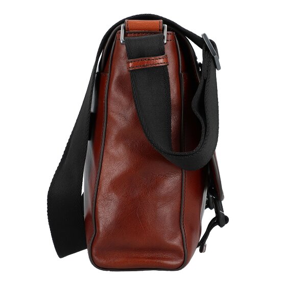 The Bridge Damiano Briefcases Messenger Leather 37 cm Laptop compartment