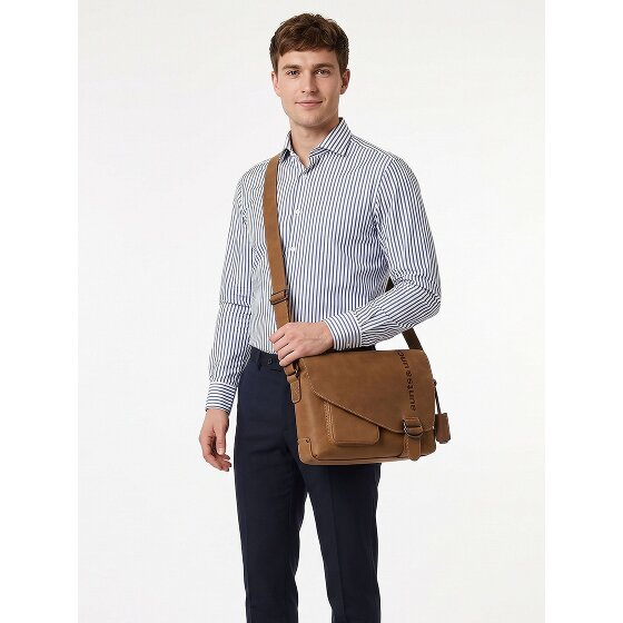 aunts & uncles Heritage Messenger Genuine Leather 33 cm
