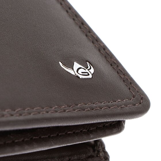 Golden Head Polo Wallet RFID protection Genuine Leather 8.5 cm