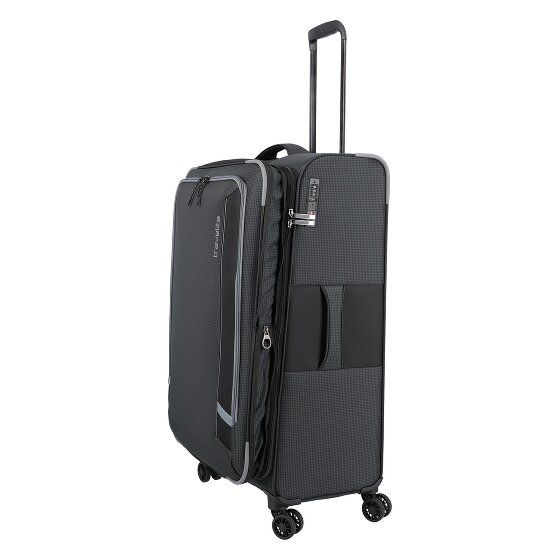 Travelite Corsiica 4 wheels Trolley L 77 cm with expansion pleat