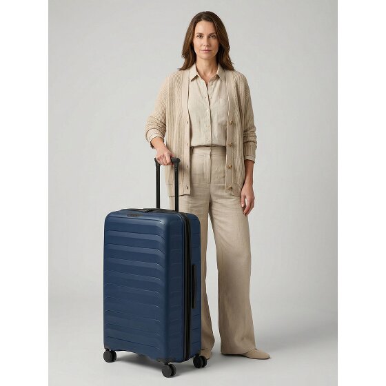 d&n Toronto 4 wheels Trolley L 75 cm with expansion pleat