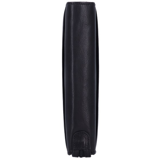 Greenland Nature Black Nappa ring folder leather 19 cm