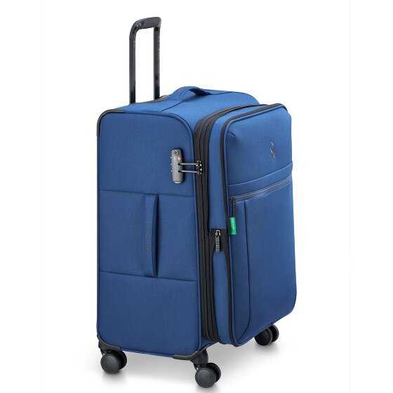 Delsey Paris x United Colors of Benetton BE 4-wheeled trolley 65 cm with expansion fold