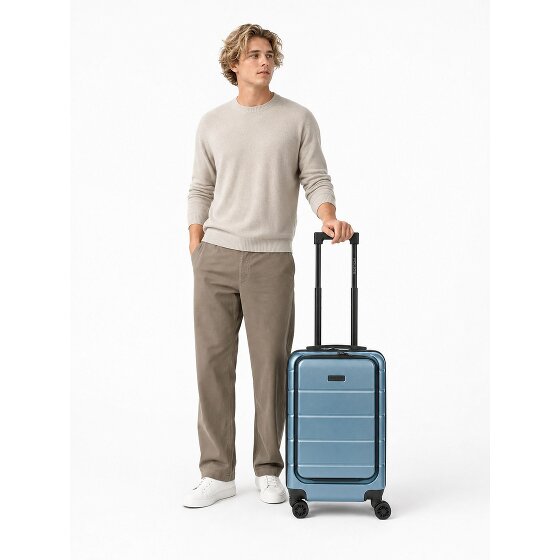 Police Dublin 4 wheels Cabin suitcase S 54 cm Laptop compartment Expandable