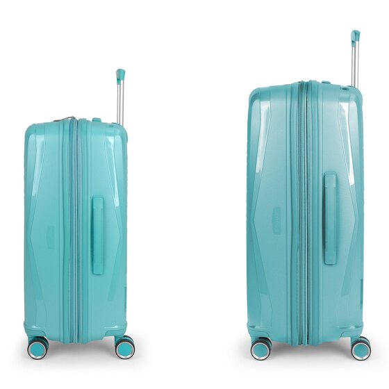 Gabol Queens 4 wheels Suitcase set 2-piece with expansion pleat