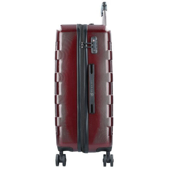 Bugatti Galatea 4 roll suitcase set 3pcs.