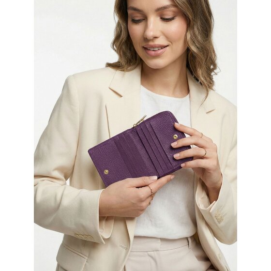 Lazarotti Bologna Leather Medium Zip-Around Wallet, Leather, 10 cm