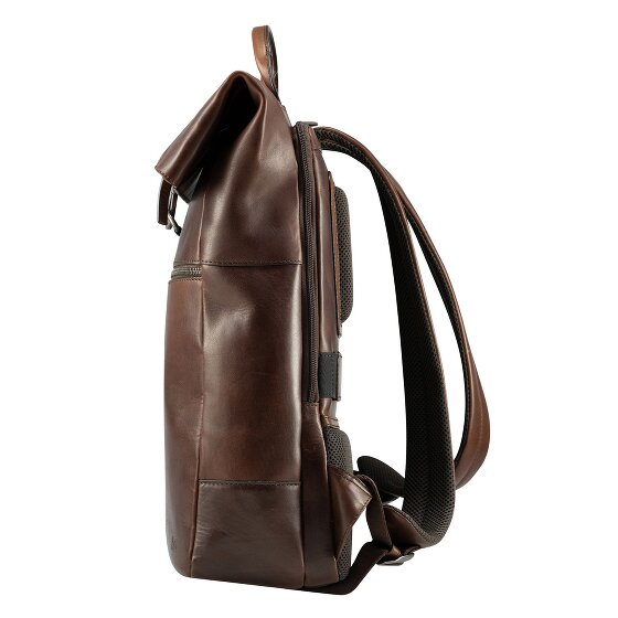 Jost Lund Business backpack Genuine Leather 44 cm Laptop compartment