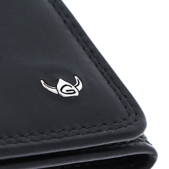 Golden Head Polo Wallet RFID protection Genuine Leather 10 cm
