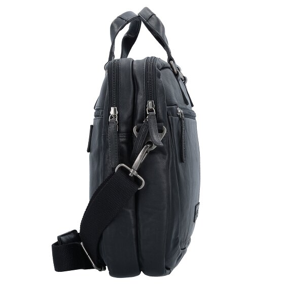 The Chesterfield Brand Wax Pull Up Briefcase Leather 40 cm Laptop compartment