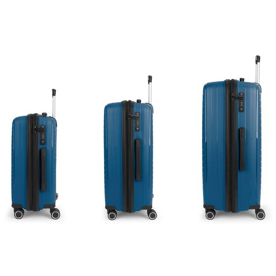 Gabol Shinyuu 4 wheels Suitcase set 3-piece with expansion pleat