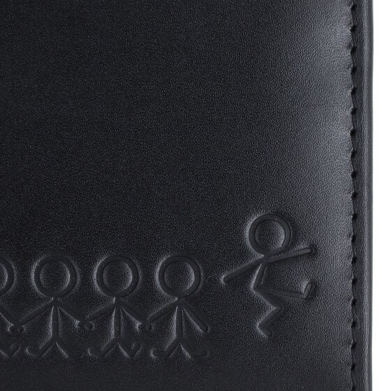 oxmox Leather Wallet RFID protection Genuine Leather 12 cm