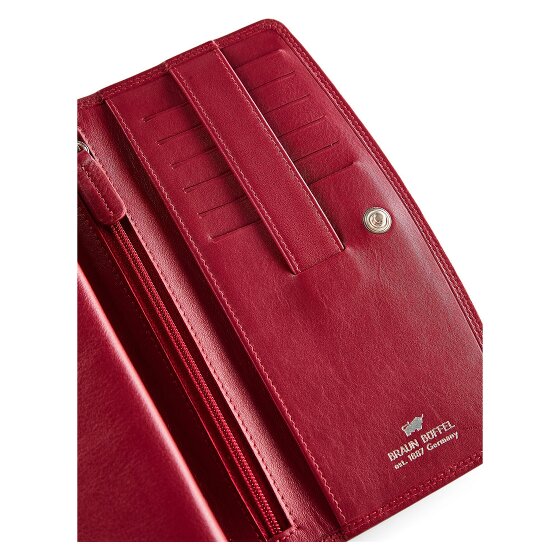 Braun Büffel Golf 3.0 Wallet RFID protection Leather 18 cm