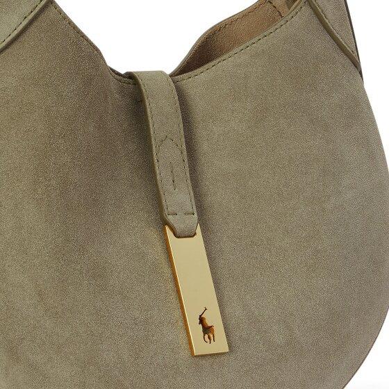 POLO RALPH LAUREN Polo ID Shoulder Bag Genuine Leather 25 cm