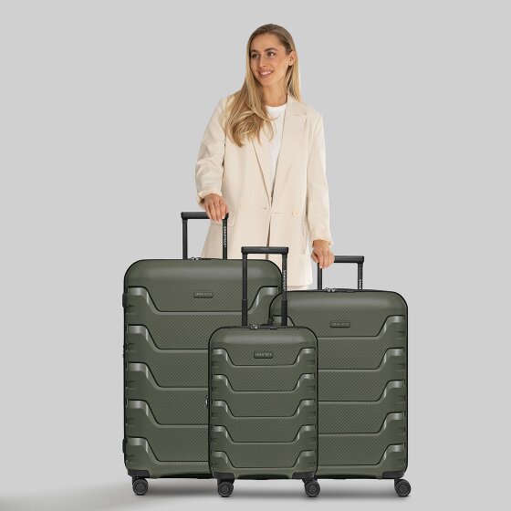 Smartbox Edition 01 4 wheels Suitcase set 3-piece with expansion pleat