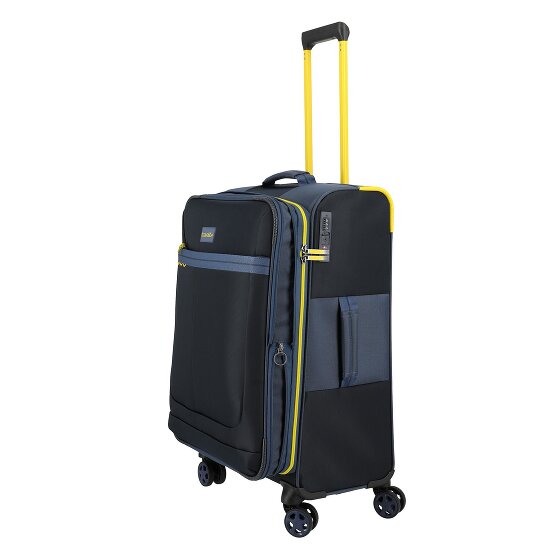 Travelite Color Craze 4 wheels Trolley M 66 cm with expansion pleat