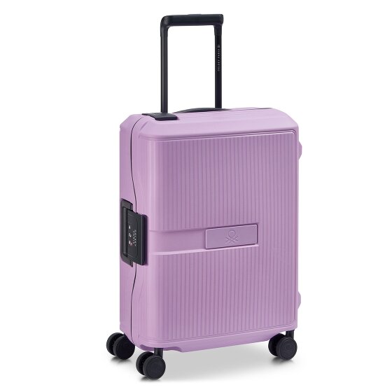 Delsey Paris x United Colors of Benetton Color Block Hardside 4-wheel cabin trolley 55 cm