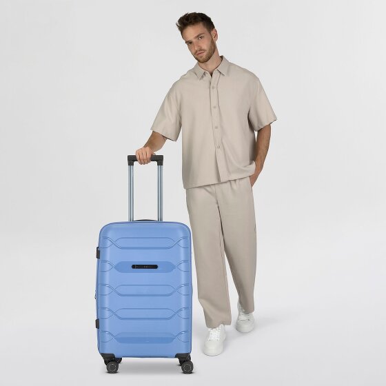 Polestream Strz by Asteroid 4 wheels Trolley M 64 cm with expansion pleat