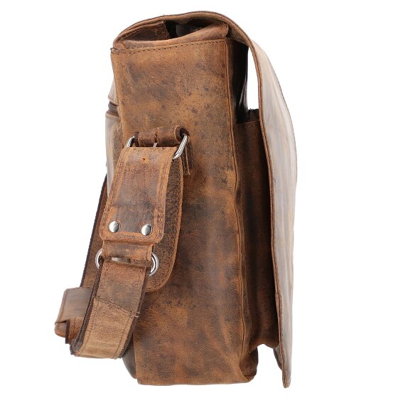 Pride and Soul Ben shoulder bag leather 33 cm laptop compartment