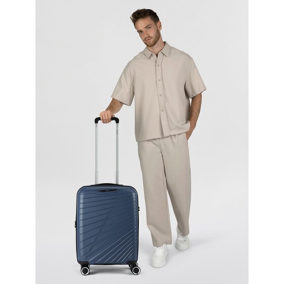 Benzi 5808 4 wheels Cabin trolley 55 cm with expansion pleat