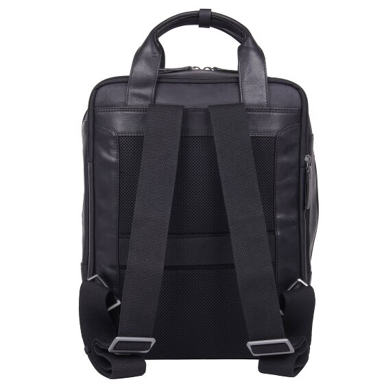 Strellson Brick Lane backpack leather 42 cm laptop compartment