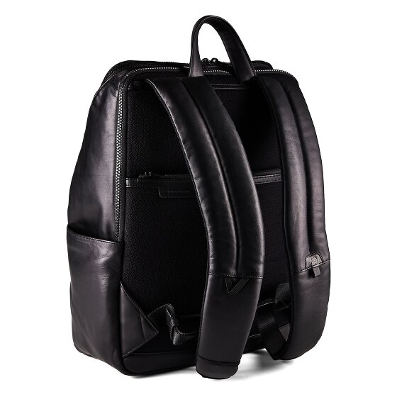 Piquadro Zaino Daypack Leather 34 cm Laptop compartment
