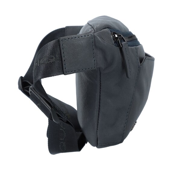 Piquadro Black Square Bum bag Genuine Leather 31 cm