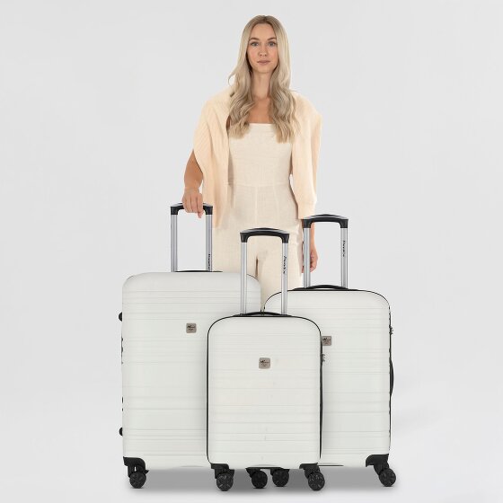 Check.In Paradise 4 wheels Suitcase set 3-piece