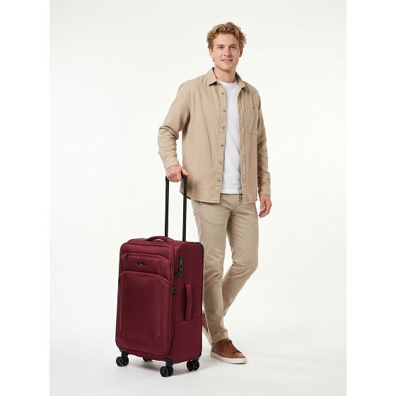 d&n Travel Line 9804 4 wheels Trolley M 68 cm Expandable