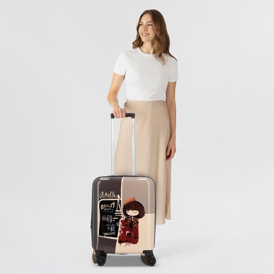 Anekke Viaje 4 wheels Cabin trolley 55 cm with expansion pleat