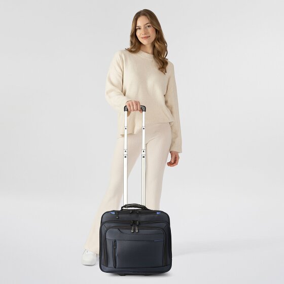 Dermata 2 wheels Wheeled briefcase 38 cm Laptop compartment